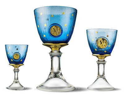 EMPRESS BARBARA COLLECTION OF CHALICES 